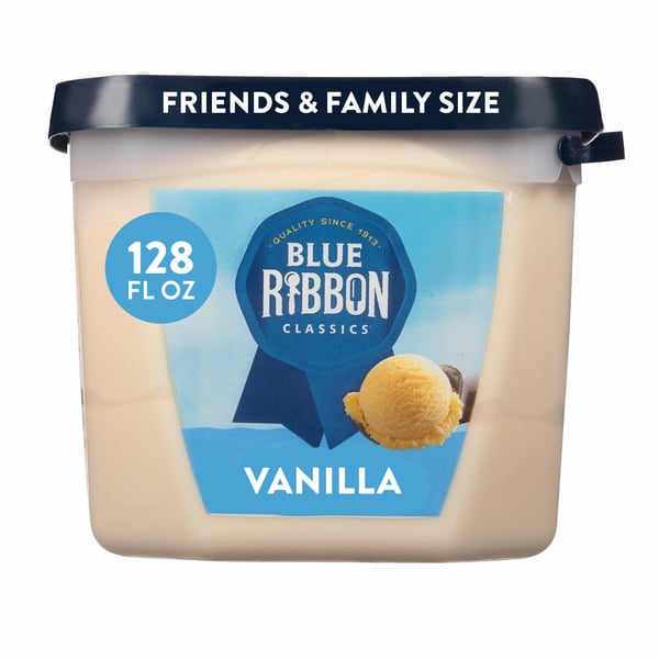 Ice Cream & Ice Blue Ribbon Classics Vanilla Frozen Dairy Dessert hero