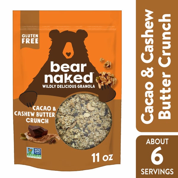 Granola Bear Naked Cacao & Cashew Butter Crunch Granola hero