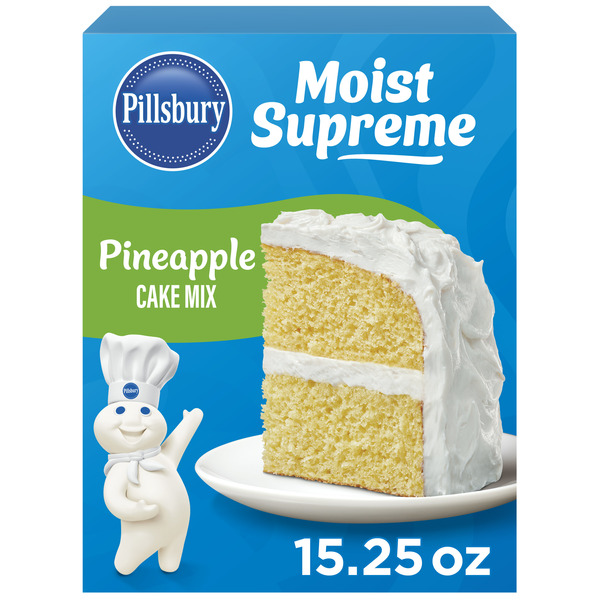 Doughs, Gelatins & Bake Mixes Pillsbury Moist Supreme Pineapple Cake Mix hero