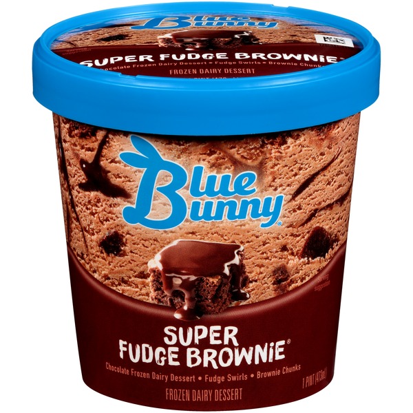 Ice Cream & Ice Blue Bunny Super Fudge Brownie® hero