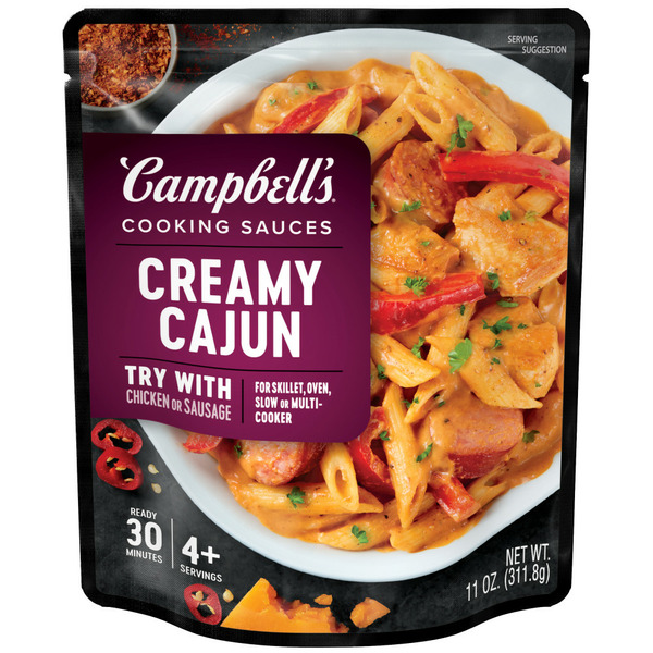 Instant Foods Campbell's Creamy Cajun Sauce hero