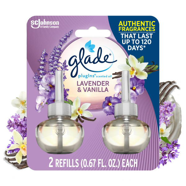 Air Fresheners & Candles Glade PlugIns® Scented Oil Air Freshener Refill, Lavender & Vanilla hero