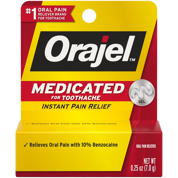 Oral Hygiene Orajel Medicated Instant Pain Relief Gel hero