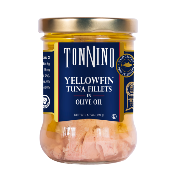 Canned Meat, Seafood & Beans Tonnino Tuna Fillets Jarred in Olive hero