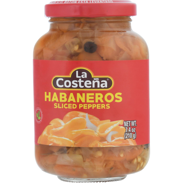 Canned & Jarred Vegetables La Costeña Sliced Peppers, Habaneros hero