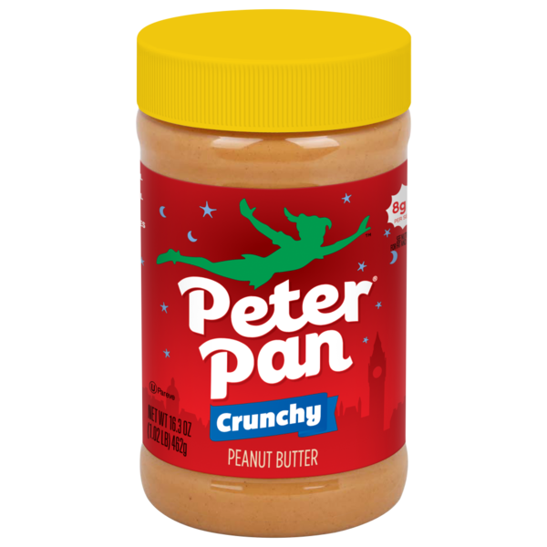 Spreads, Jam & Jelly Peter Pan Crunchy Peanut Butter Spread, no high-fructose corn syrup hero