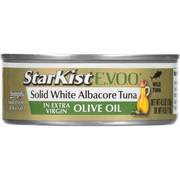 Canned Meat & Seafood StarKist Tuna, Albacore, Solid White, in Extra Virgin Olive Oil hero