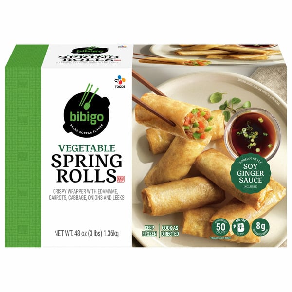 Frozen Appetizers & Sides Bibigo Club Spring Roll Vegetable hero