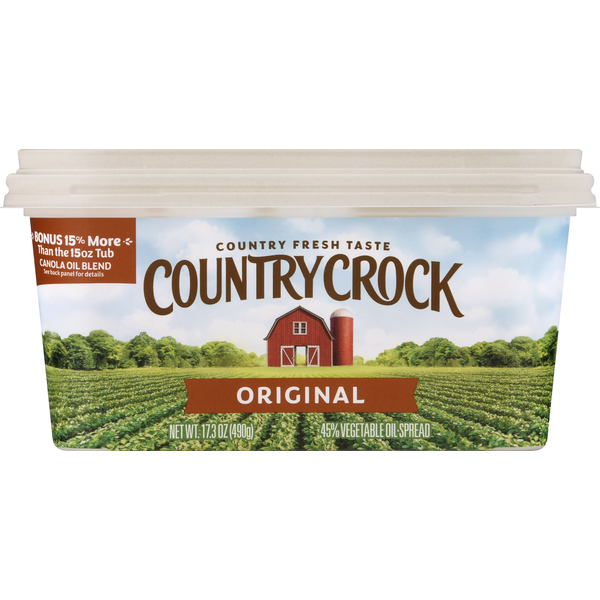 Butter Country Crock Vegetable Oil Spread, Original hero