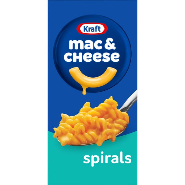 Boxed Meals & Side Dishes Kraft Spirals Original Mac & Cheese Macaroni and Cheese Dinner hero