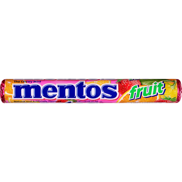 Candy & Chocolate Mentos Mint, Chewy, Fruit hero