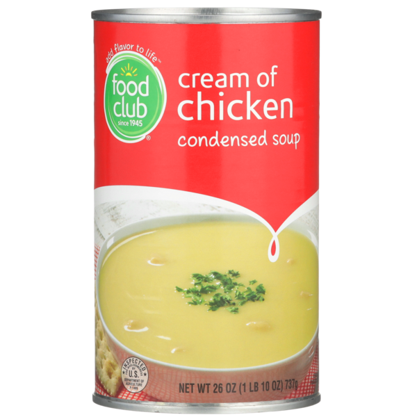 Soup, Broth & Bouillon Food Club Cream Of Chicken Condensed Soup hero