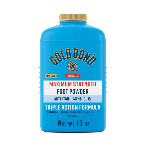 Vitamins & Supplements Gold Bond Foot Powder, Maximum Strength, Medicated hero