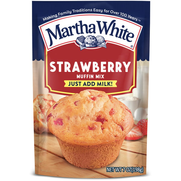 Doughs, Gelatins & Bake Mixes Martha White Strawberry Muffin Mix hero