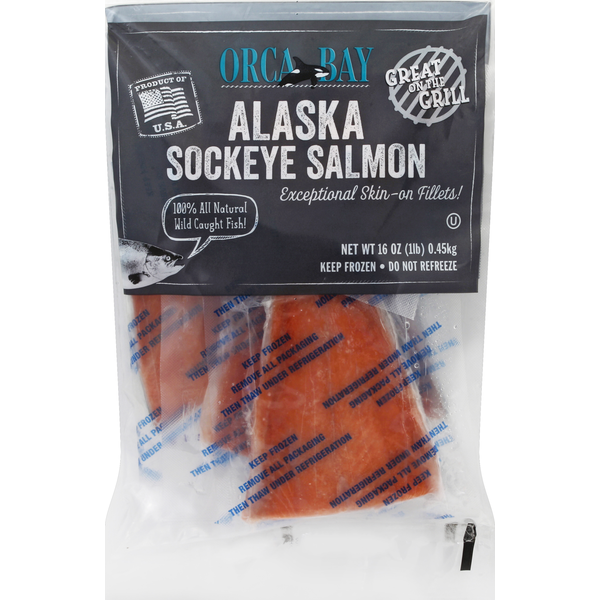 Packaged Seafood Orca Bay Salmon, Alaska Sockeye hero