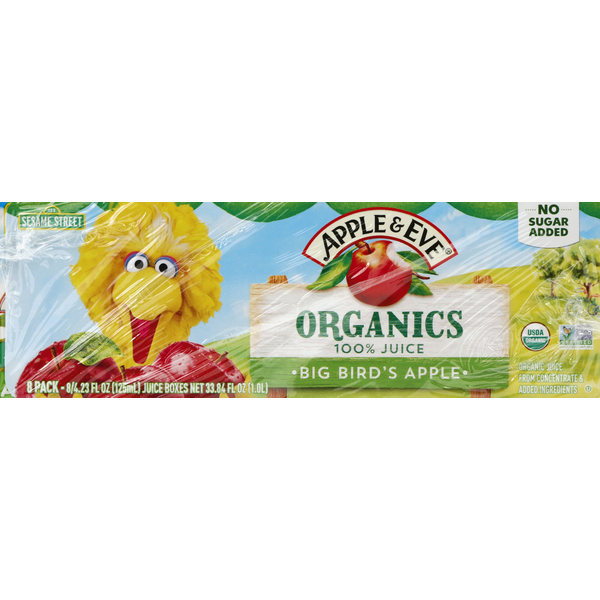 Juice & Nectars Apple & Eve Big Bird's Apple Juice hero