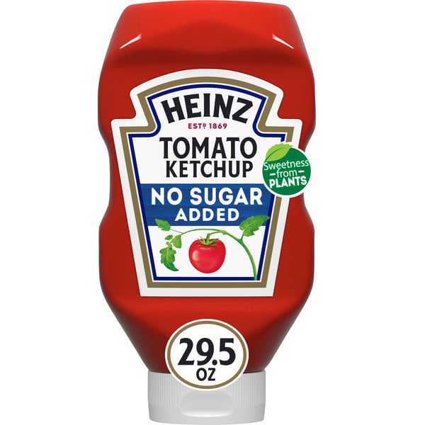 Condiments Heinz Tomato Ketchup with No Sugar Added hero