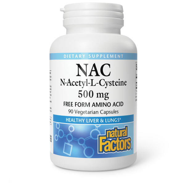 Dietary Supplements Natural Factors N-Acetyl-L-Cysteine hero