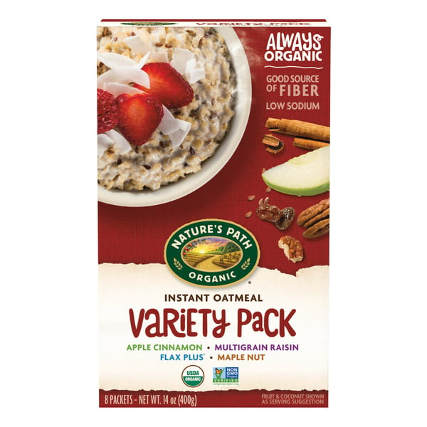 Hot Cereal & Pancake Mixes Nature's Path Variety Pack Oatmeal hero