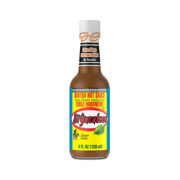 Latino Foods El Yucateco XXXtra Chile Habanero Hot Sauce hero