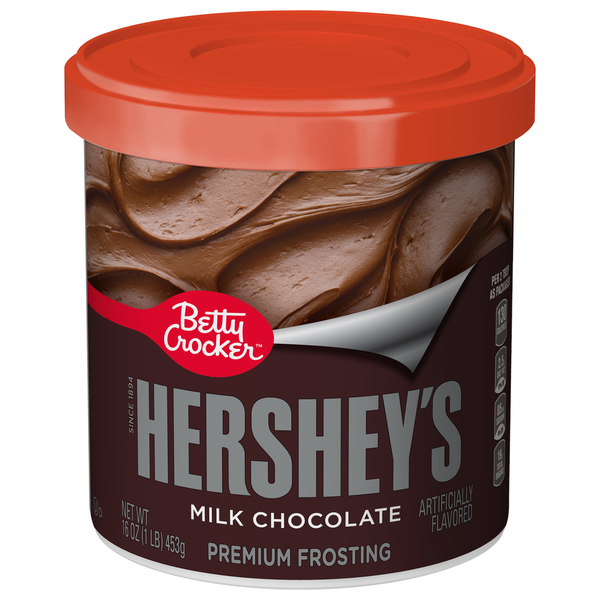 Doughs, Gelatins & Bake Mixes Betty Crocker Frosting, Premium, Milk Chocolate hero