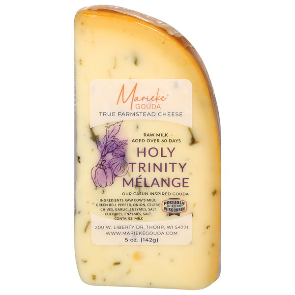 Packaged Cheese Marieke Gouda Cheese, Holy Trinity Melange hero