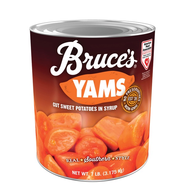 Canned & Jarred Vegetables Bruce's Yams Cut Sweet Potatoes hero