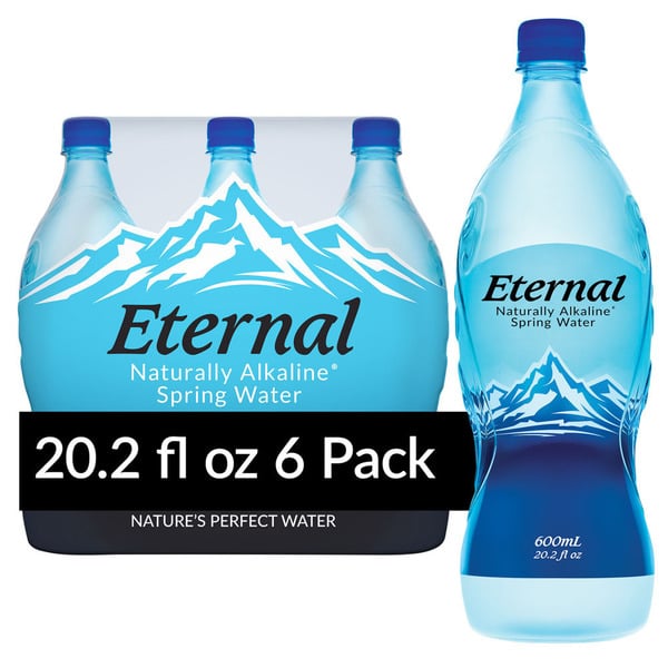 Water, Seltzer & Sparkling Water Eternal Water Naturally Alkaline Spring Water hero