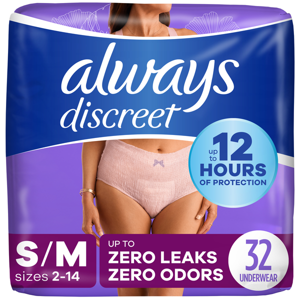 Feminine Care Always Incontinence Underwear, Maximum hero