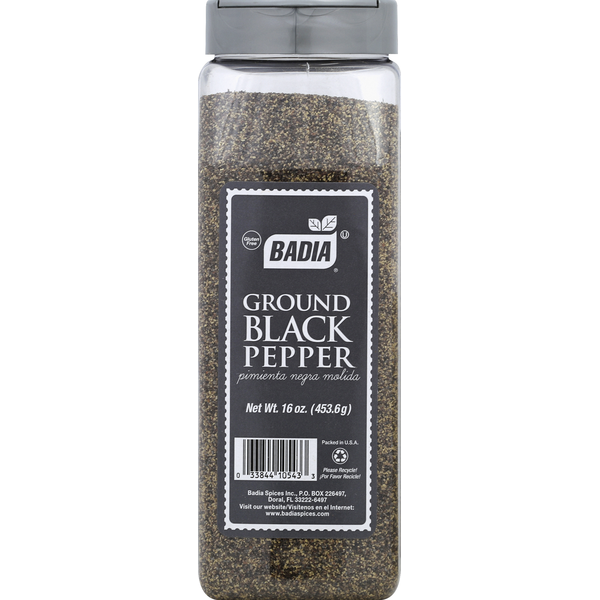 Mexican/Hispanic/Latino Foods Badia Spices Black Pepper, Ground hero