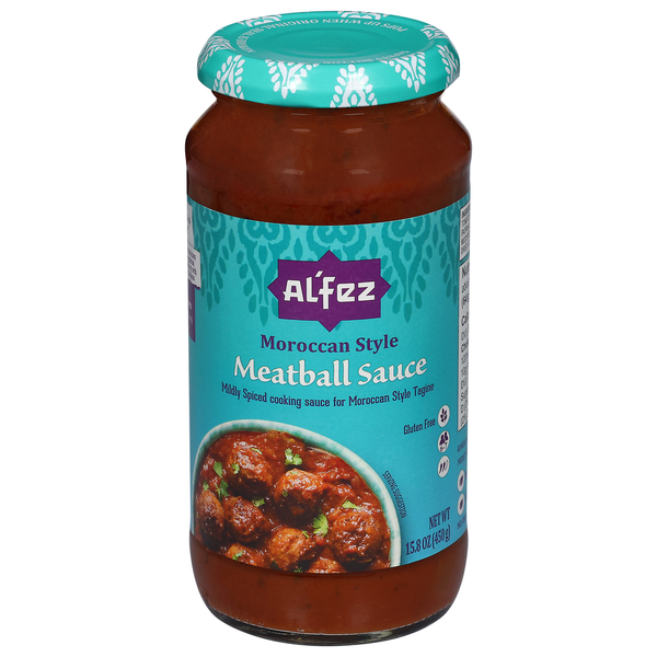 More International Foods Al'Fez Meatball Sauce, Moroccan Style hero