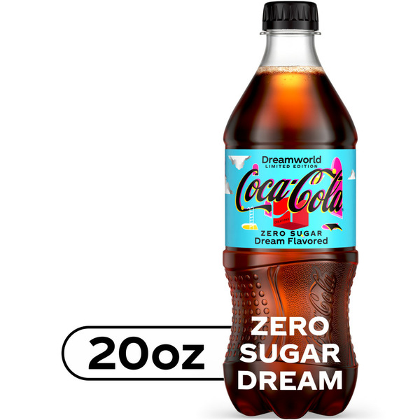 Coca Cola Zero Sugar Dreamworld Bottle hero