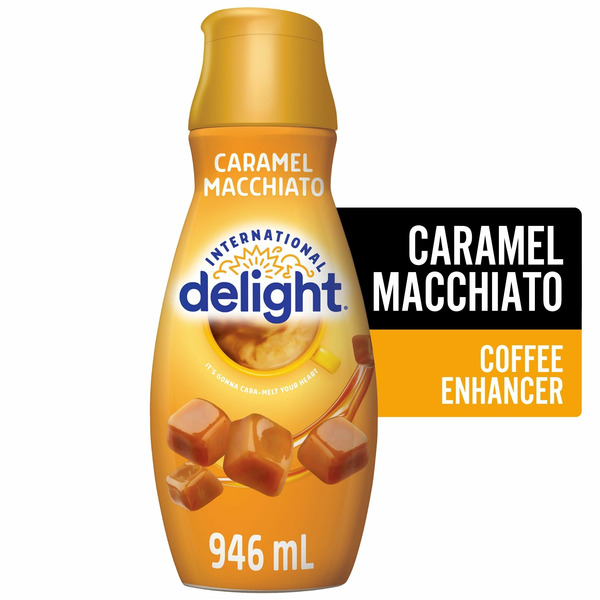 Coffee International Delight Caramel Macchiato Coffee Creamer hero