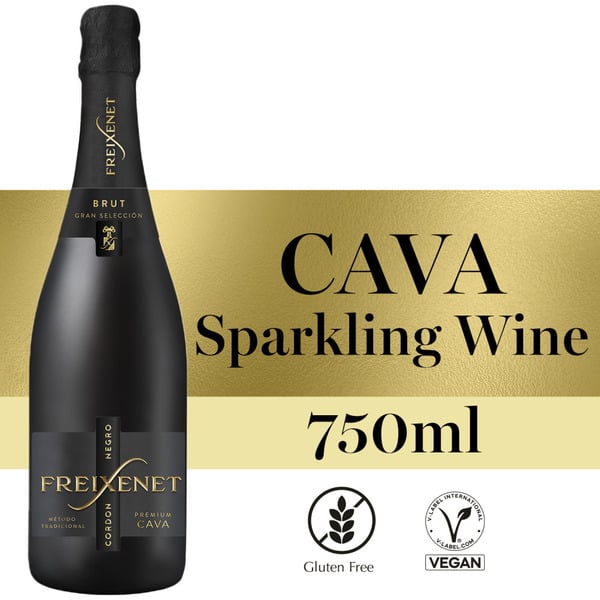 Red Wines Freixenet Cordon Negro Brut Cava Sparkling White Wine hero