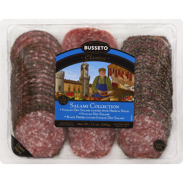 Packaged Meat Busseto Foods Salami Collection hero