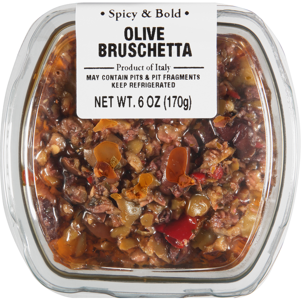 Specialty Cheeses International Gourmet Olive Bruschetta hero