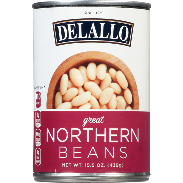 Canned Meals & Beans DeLallo Beans, Great Northern hero