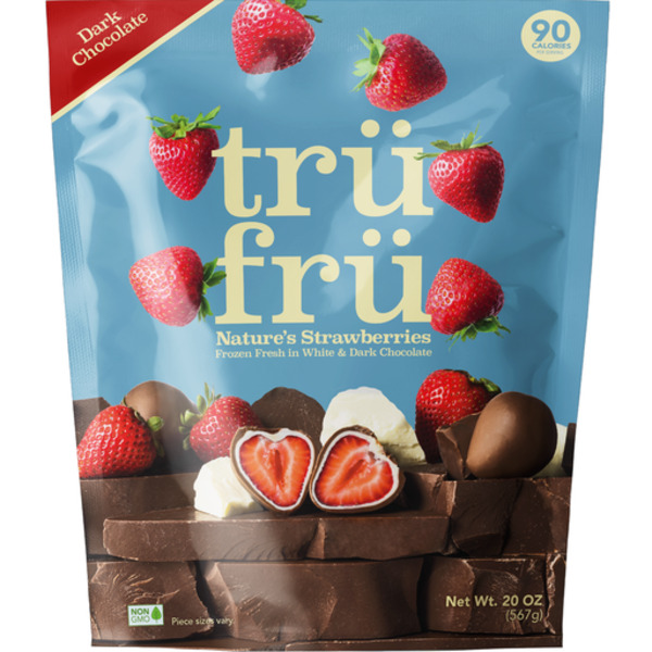 Costco Tru Fru Strawberries Dark Chocolate Same-Day Delivery or Pickup ...