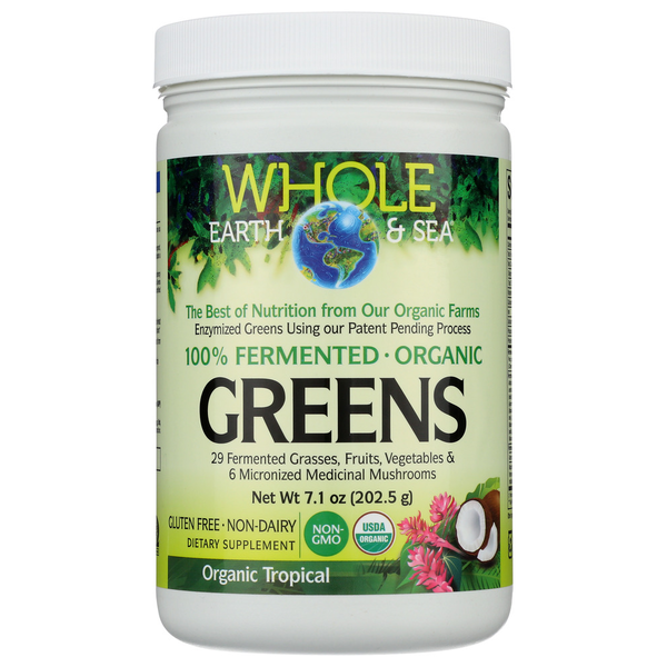 Vitamins & Supplements Whole Earth & Sea 100% Fermented Organic Greens – Tropical hero