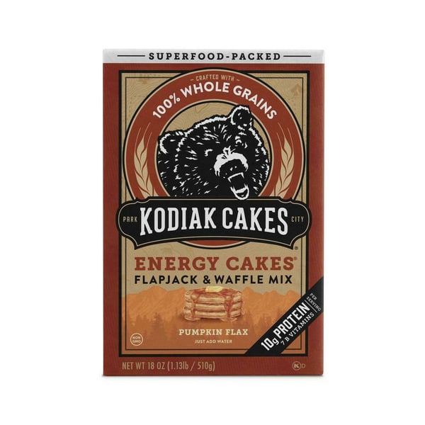 Doughs, Gelatins & Bake Mixes Kodiak Cakes Pumpkin Flax Flapjack & Waffle Mix hero