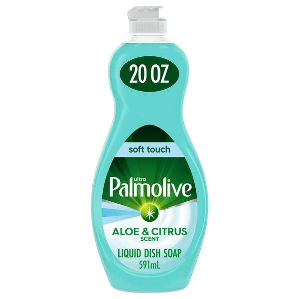 Cleaning Products Palmolive Dishwashing Liquid Dish Soap, Soft Touch, Aloe & Citrus Scent hero