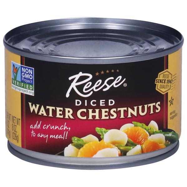 Asian Foods Reese's Water Chestnuts, Diced hero