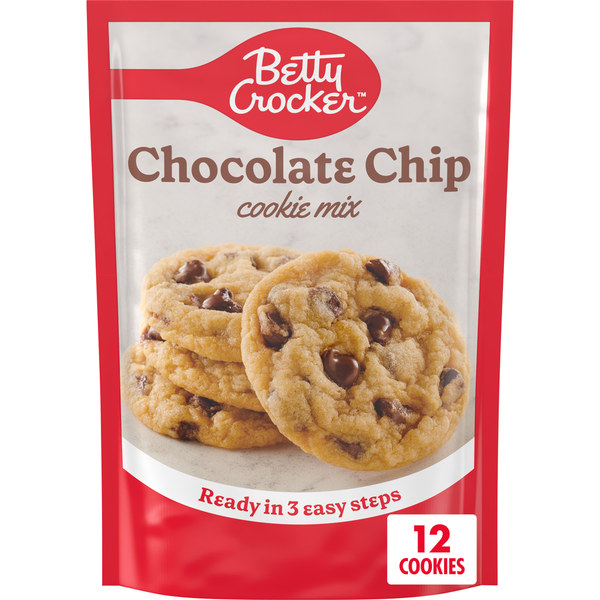 Pantry Betty Crocker Chocolate Chip Snack Size Cookie Mix hero