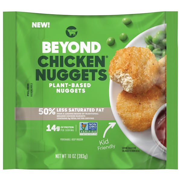 Frozen Vegan & Vegetarian Beyond Meat Beyond Chicken, Plant-Based Nuggets hero