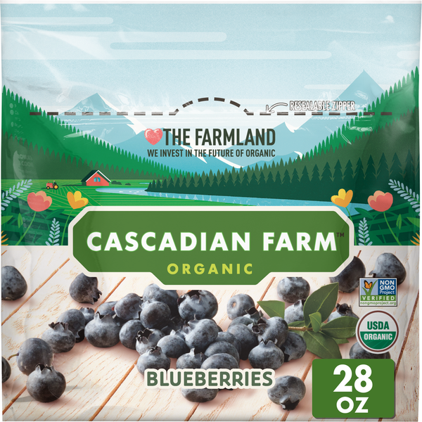 Frozen Fruit & Juice Cascadian Farm Organic Frozen Blueberries hero