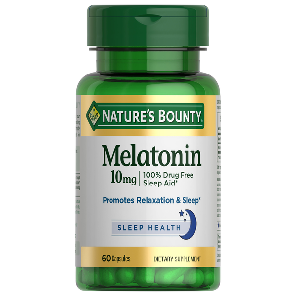 Vitamins & Supplements Nature's Bounty Melatonin hero