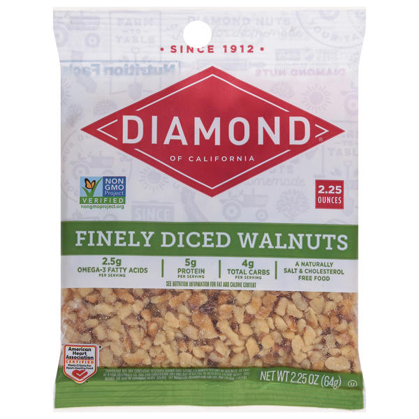 Nuts, Seeds & Dried Fruit Diamond Walnuts, Finely Diced hero