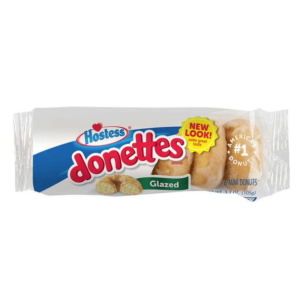 Cookies & Cakes Hostess Glazed DONETTES Single Serve hero