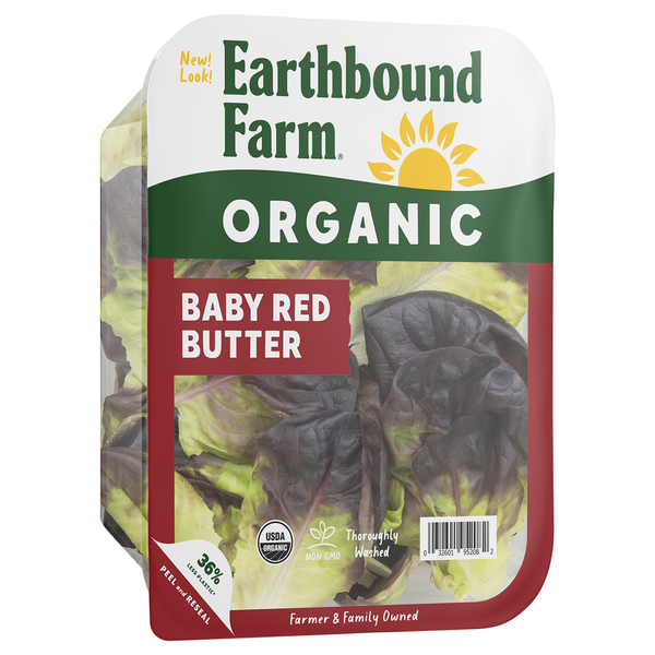 Fresh Vegetables Earthbound Farm Organic Red Baby Butter hero