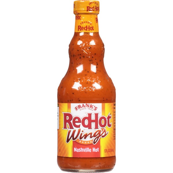 Marinades & Meat Preparation Frank's RedHot® Nashville Hot Wings Sauce hero